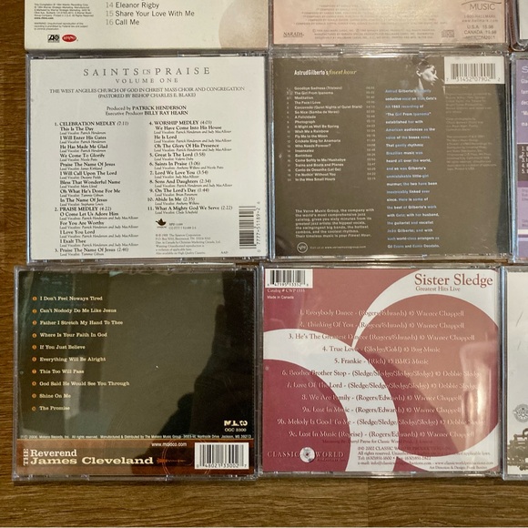 12 Vintage R&B Gospel Easy Listening CDs - Picture 8 of 12